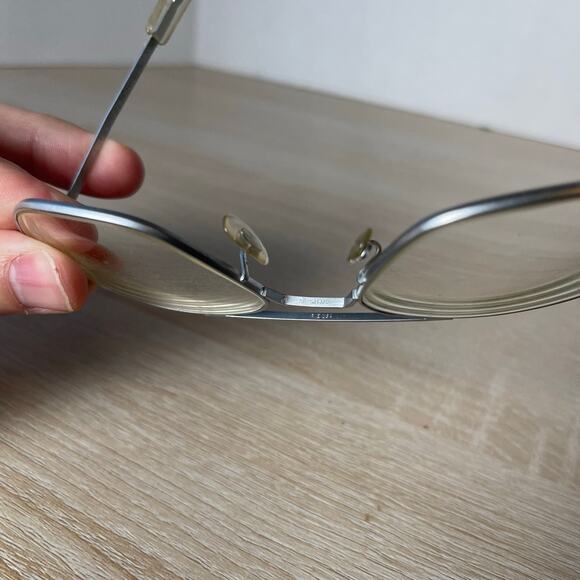 Randolph Engineering 5 1/2 Sunglasses Aviator Matte Chrome AF-52-20 - Picture 4 of 10